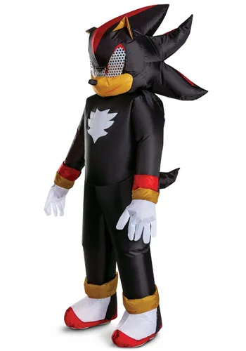 Vista 3 de Disfraz Inflable de Adulto Shadow de Sonic the Hedgehog Multicolor