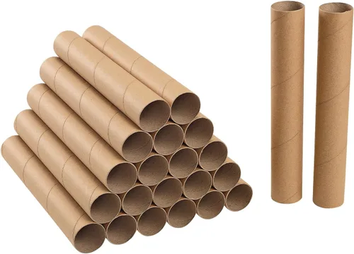 Vista 8 de Colorations Rollos de artesanía reciclados, juego de 24, tubos de cartón resistentes