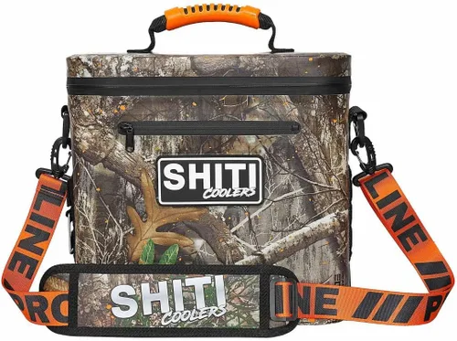 Vista 35 de SHITI Hieleras Enfriador para Camping, Viajes, Playa, Lonchera Suave para Alimentos, Bebidas y Hielo, Portátil, Impermeable, Bolsa Aislada de 24 El