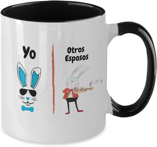 Vista 2 de Se Habla en Español Regalo para Esposo Dimelo en Español Taza LatinPride Sopa de letras en Español Vanidades en Español Taza de Café