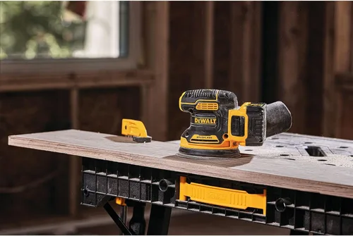 Vista 8 de DEWALT - Lijadora orbital de 20 V MAX, solo herramienta (DCW210B)