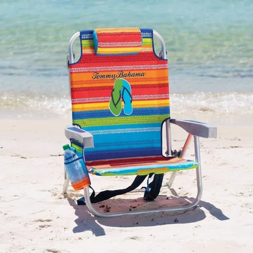 Vista 6 de Tommy Bahama 2016 Silla Mochila Hielera con Bolsa para Almacenamiento y Barra de Toalla