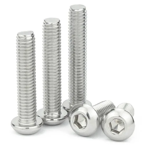 Vista 18 de Tornillo de Cabeza de Botón M3-0.5x12mm con Enchufe de Casquillo, Tornillos M3 de 12mm Métricas, Tornillos Allen Hexagonales, Acero Inoxidable