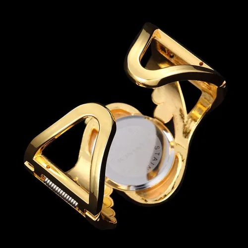 Vista 4 de Weicam Reloj de pulsera de cuarzo analógico con esfera redonda para mujer