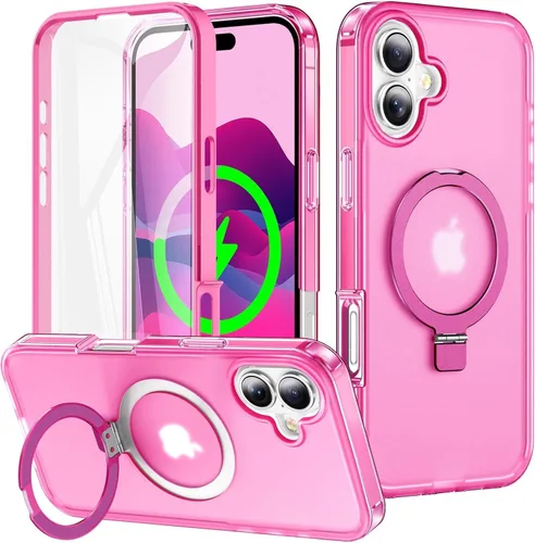 Vista 123 de Funda para iPhone 16 con protector de pantalla-Lotus A25