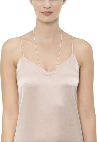 Vista 3 de Tienda Essentials Collar de cadena de cuentas Singapur de plata de ley, (anteriormente colección Tienda)
