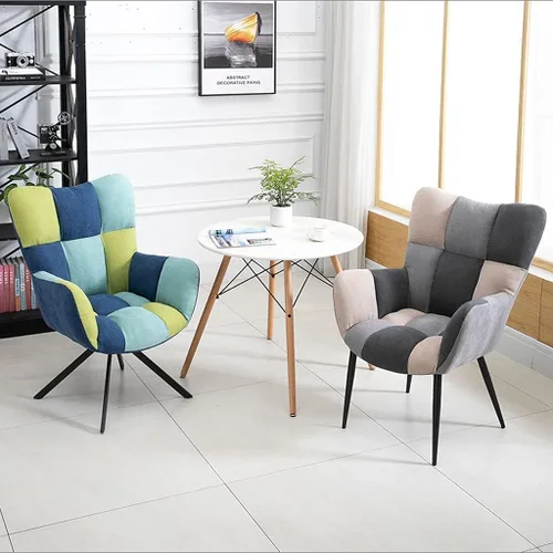 Vista 6 de Silla ergonómica de oficina giratoria para escritorio, altura ajustable, con reposabrazos, cómodas sillas ejecutivas