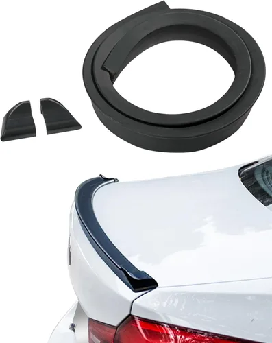 Vista 9 de ESEWALAS Alerón Trasero Universal para Exterior de Carro, Kit de Labio de Alerón de Maletero de Carro para Techo, Alerón para Carros, Kit de Alerón