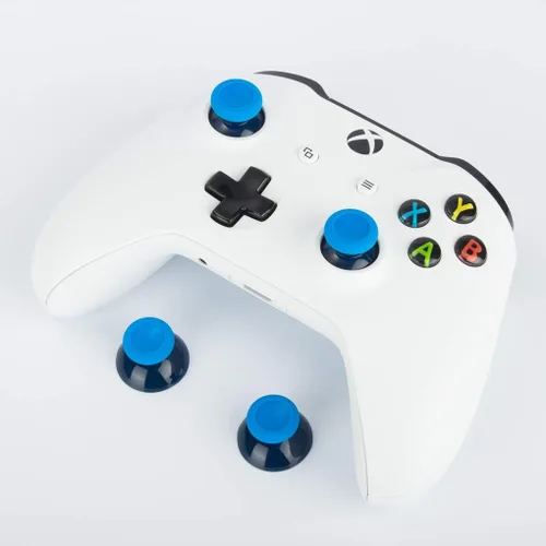 Vista 3 de 4 x Thumbsticks Replacement for Xbox One for PS4 ControllersNot for Scuf PS4 2 Pairs Analog Joysticks Grip Replacement Parts for Xbox One S Slim for