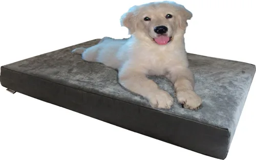 Vista 46 de Dogbed4less Cama de espuma de memoria para perros, ortopédica, con gel refrescante, forro impermeable con funda exterior duradera lavable