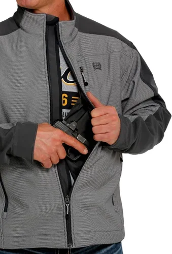 Vista 2 de Cinch MWJ1565001 - Chaqueta para hombre, color gris y negro, Gris