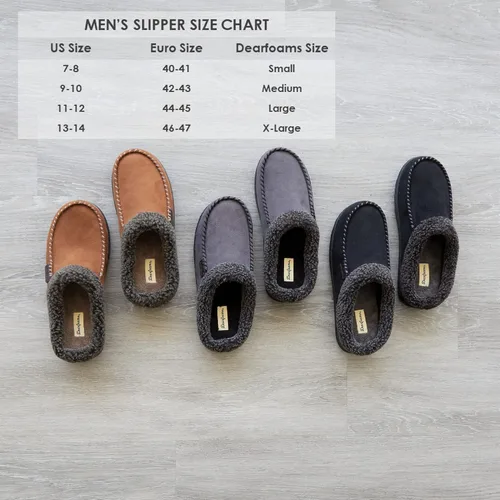 Vista 2 de Dearfoams Men's Brendan IndoorOutdoor Breathable Memory Foam Clog House Shoe With Wide Widths