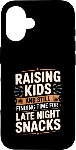 Vista 32 de Raising Kids and Still Finding Time for Late Night Snacks Case for iPhone 17