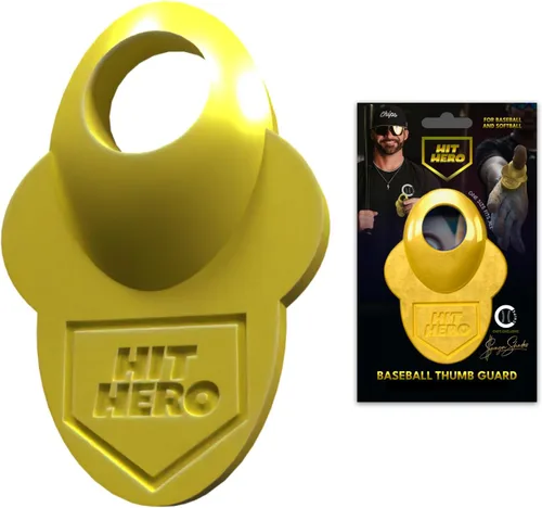 Vista 18 de Baseball Thumb Guard, Batters Batting Grip, Finger Guard, Accessory, Batting Protection, Reduce Bat Sting, Hitter, Tool, Bat, Hitting Accessory