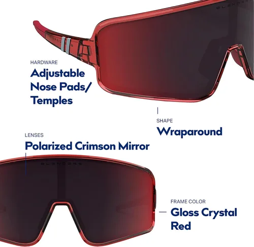 Vista 25 de Blenders Eyewear Eclipse X2 - Gafas de sol polarizadas - Lente envolvente - 100% protección UV - Para hombres y mujeres