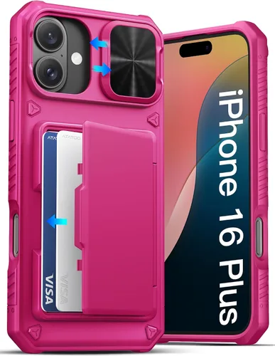 Vista 37 de ATATOO Funda Cartera para iPhone Air, Portador de Tarjetas Integrado (3-5 Tarjetas) [Bloqueo RFID] y Cubierta Deslizante para Cámara, Protección