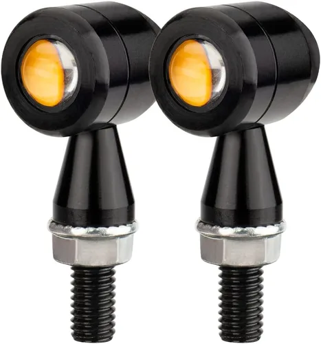 Vista 13 de Intermitentes LED para Motocicleta Mini Señales Giratorias Pequeñas Luz Indicadora Micro Delantera Trasera Compatible con Harley Davidson Honda