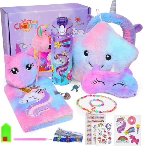 Vista 9 de Cherry Tale Regalos de sirena para niñas de 6 a 8 años, regalos de graduación de jardín de infantes para niñas de 4 a 6 años, juego de regalos