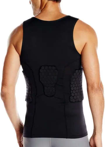 Vista 3 de TUOY Padded Compression Shirt + Short Padded Football Shirt Rib Protector Suit