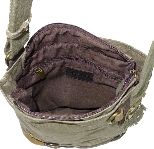 Vista 3 de Chala Patch - Bolso cruzado para mujer color oliva, Multi