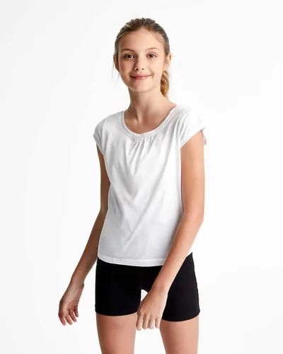 Vista 2 de French Toast Pantalones cortos de ciclismo para niñas debajo del vestido, pantalones cortos de baile y volante