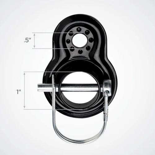 Vista 6 de Acoplador para remolques de bicicleta Instep y Schwinn - Acoplador plano para una amplia gama de tamaños, modelos y estilos de bicicleta, color negro