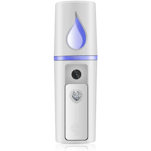 Vista 7 de Nano Facial Mister - Rociador de niebla portátil con espejo, mini spray de niebla fría para cuidado de la piel y cuerpo facial hidratado
