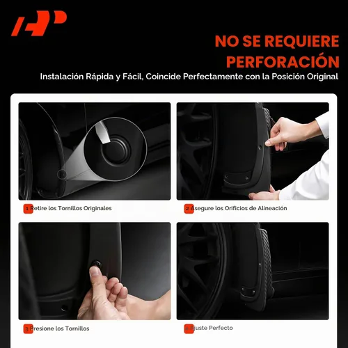 Vista 4 de A-Premium 4 piezas de guardabarros compatibles con vehículos Dodge, Ram - Ram 1500 2009-2010 2500 3500 2010, 1500 2500 3500 2011-2016