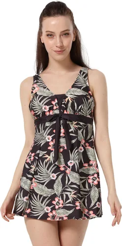 Vista 2 de Wantdo - Traje de baño para mujer con diseño floral