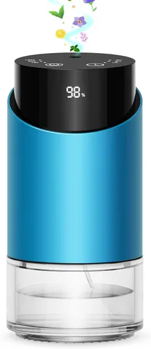 Vista 11 de Difusor de aceite esencial sin agua para aromaterapia para el hogar, habitación grande, automóvil, oficina, escritorio, mini ambientador inalámbrico