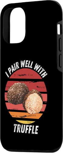 Vista 2 de iPhone 15 Vintage Truffle I Pair Well With Truffle Food Lover Case
