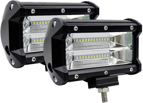 Vista 9 de AUXTINGS 2 unids 4 pulgadas 36 W triple fila 7D lente Spot LED barra de luz LED impermeable trabajo buceo luces para todoterreno Jeep ATV AWD SUV