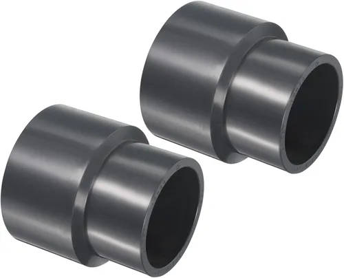 Vista 41 de PATIKIL UPVC Reductor de tubería de montaje de 1-1/2 "x 1" Socket Schedule 80, conector adaptador de acoplamiento recto, gris