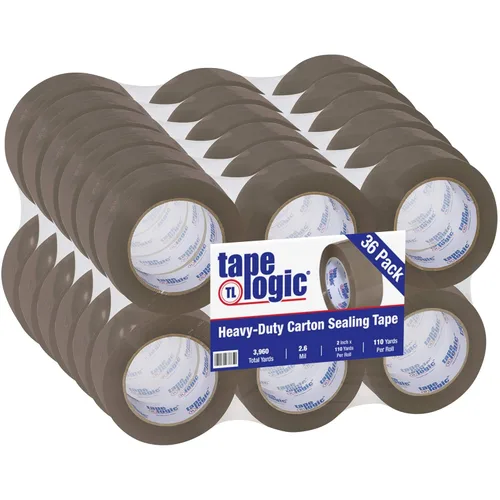 Vista 9 de Tape Logic Cinta de embalaje acrílica transparente de 2 pulgadas x 110 yardas, 2.6 mil de grosor, paquete de 6 rollos, para embalaje, envío