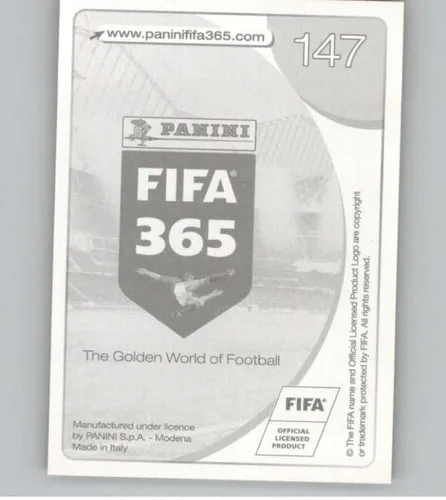 Vista 2 de Pegatinas Panini FIFA 365 2016-17 #147 Alexandre Lacazette Olympique Lyonnais - Adhesivo oficial de álbum de fútbol en estado crudo (NM o mejor)
