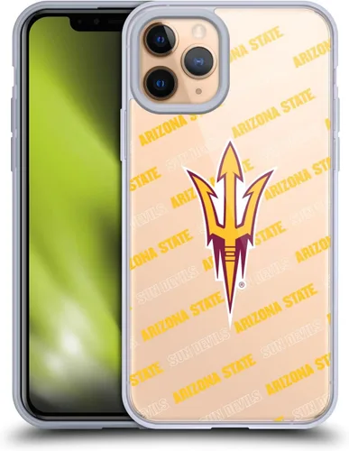 Vista 108 de Head Case Designs Funda de gel ASU Camou con licencia oficial de la Universidad Estatal de Arizona [protección de grado militar] compatible