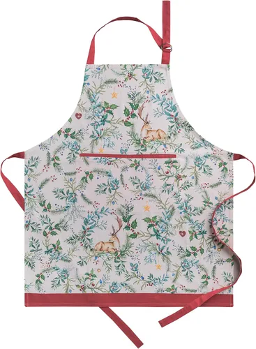 Vista 1011 de Maison d' Hermine Delantales para mujer con bolsillo, 100% algodón (27.50 x 31.50 pulgadas)