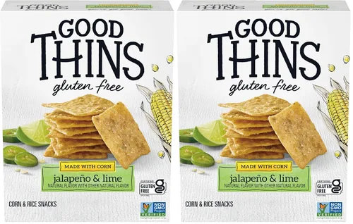 Vista 25 de Good Thins Galletas de arroz simplemente saladas sin gluten, 3.5 onzas (Paquete de 3)