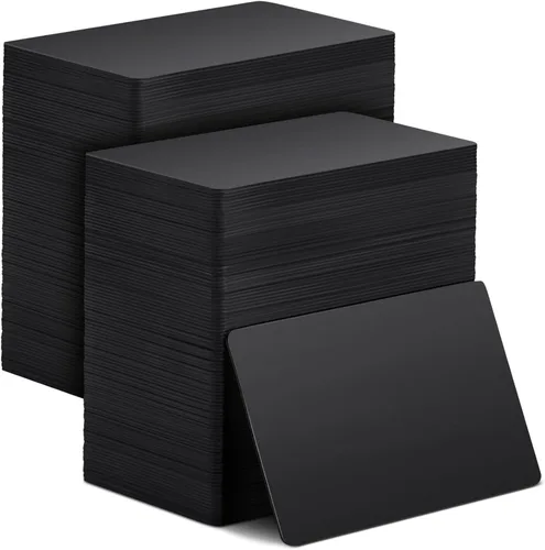 Vista 8 de Xuhal 100 tarjetas Nfc blancas y negras en blanco, 504 bytes, tarjetas de visita programables digitales compatibles con teléfonos móviles