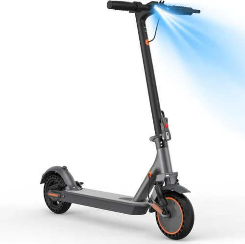 Vista 11 de Maxshot Electric Scooter, 350W/500W Powerful Motor, 19-22 MPH Max Speed, 15-28 Miles Range, Foldable escooter with Dual Braking Systems, Smart APP