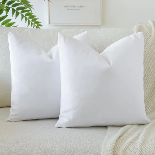 Vista 14 de OTOSTAR - Fundas de almohada decorativas de 16 x 16 pulgadas, fundas de cojín de terciopelo suave, fundas cuadradas para sofá, cama, sofá del hogar