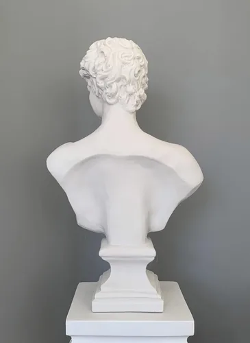 Vista 4 de Generic Enorme David Statue, 22 Pulgadas 55 Cm, Blanco, Plástico, Independiente, Clásico, Religioso, Hecho A Mano, Boda, Aniversario