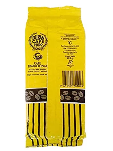 Vista 2 de Cafe Duran (dos unidades) Cafe Tradicional - Mejor café Panamá - Molido regular 1 libra/14.99 oz