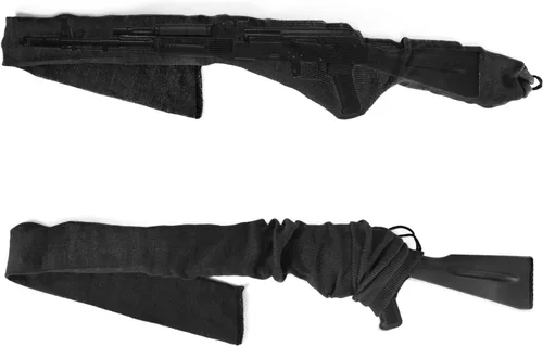 Vista 6 de GUGULUZA Paquete de 6 calcetines extra gruesos para rifle y escopetas, calcetines de rifle de punto tratados con silicona de 54 pulgadas