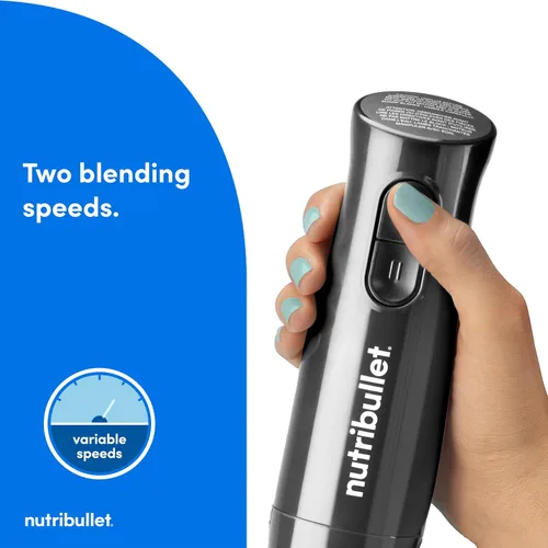 Vista 4 de nutribullet Batidora de inmersión Lite gris oscuro