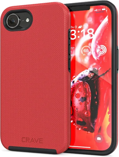 Vista 9 de Funda Crave Dual Guard compatible con iPhone 16e, funda de doble capa de protección contra golpes para iPhone 16e (6.1") - Aqua