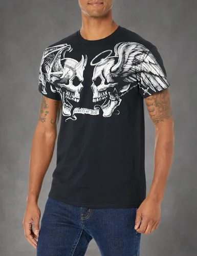 Vista 7 de Liquid Blue Camiseta Good and Evil de talla grande para hombre