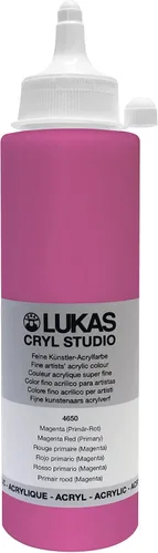Vista 59 de Lukas CRYL Studio Artist - Pintura acrílica para artistas, Alizarín Carmesí, tubo de 125 ml - Pinturas acrílicas de alto pigmento para pintura