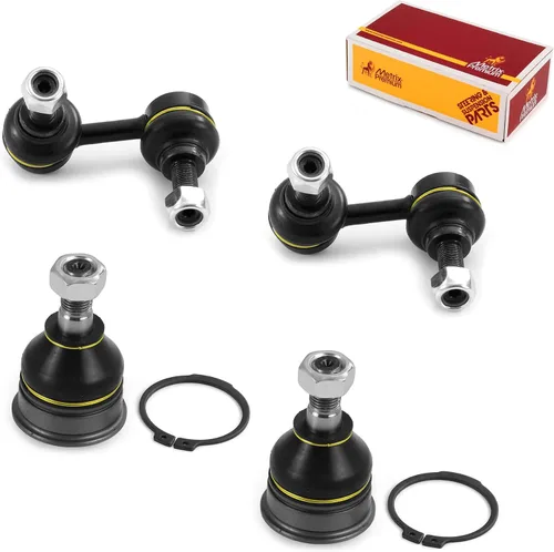 Vista 76 de Metrix Premium Chassis Parts - Juego de 4 piezas de articulación de rótula superior y barra estabilizadora delantera para Ford Ranger RWD 1998-2011