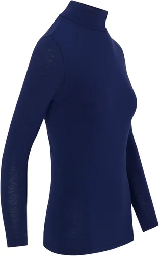Vista 6 de Natural Uniforms Camiseta de manga larga con cuello alto falso para mujer